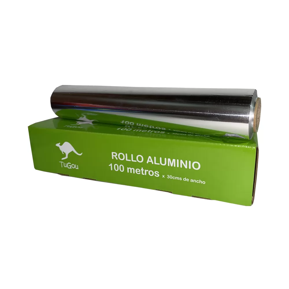 Rollo Aluminio 30cm x 100mt Tugou 