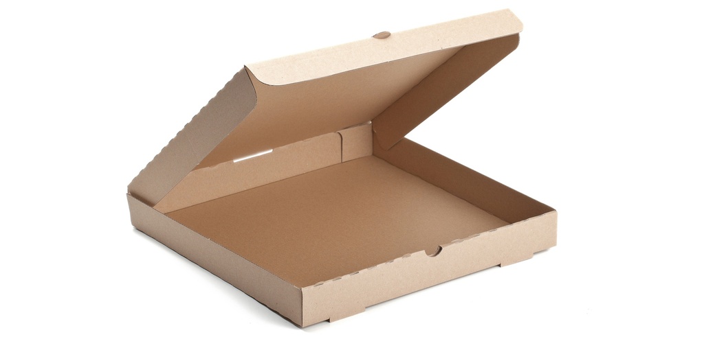 Caja Carton Pizza Mediana 33x33cm Sin Impresion
