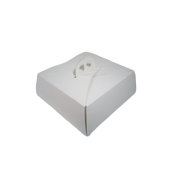 Caja Carton Torta Chica Blanca (50u)