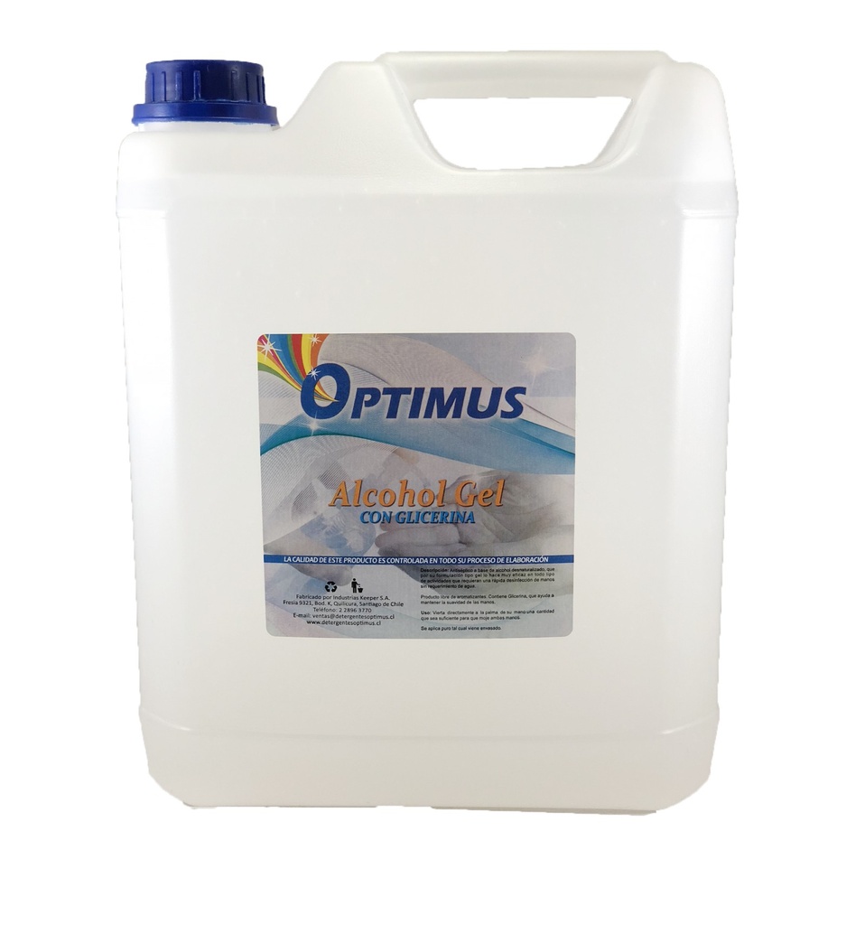 Alcohol Gel Con Glicerina 5lt