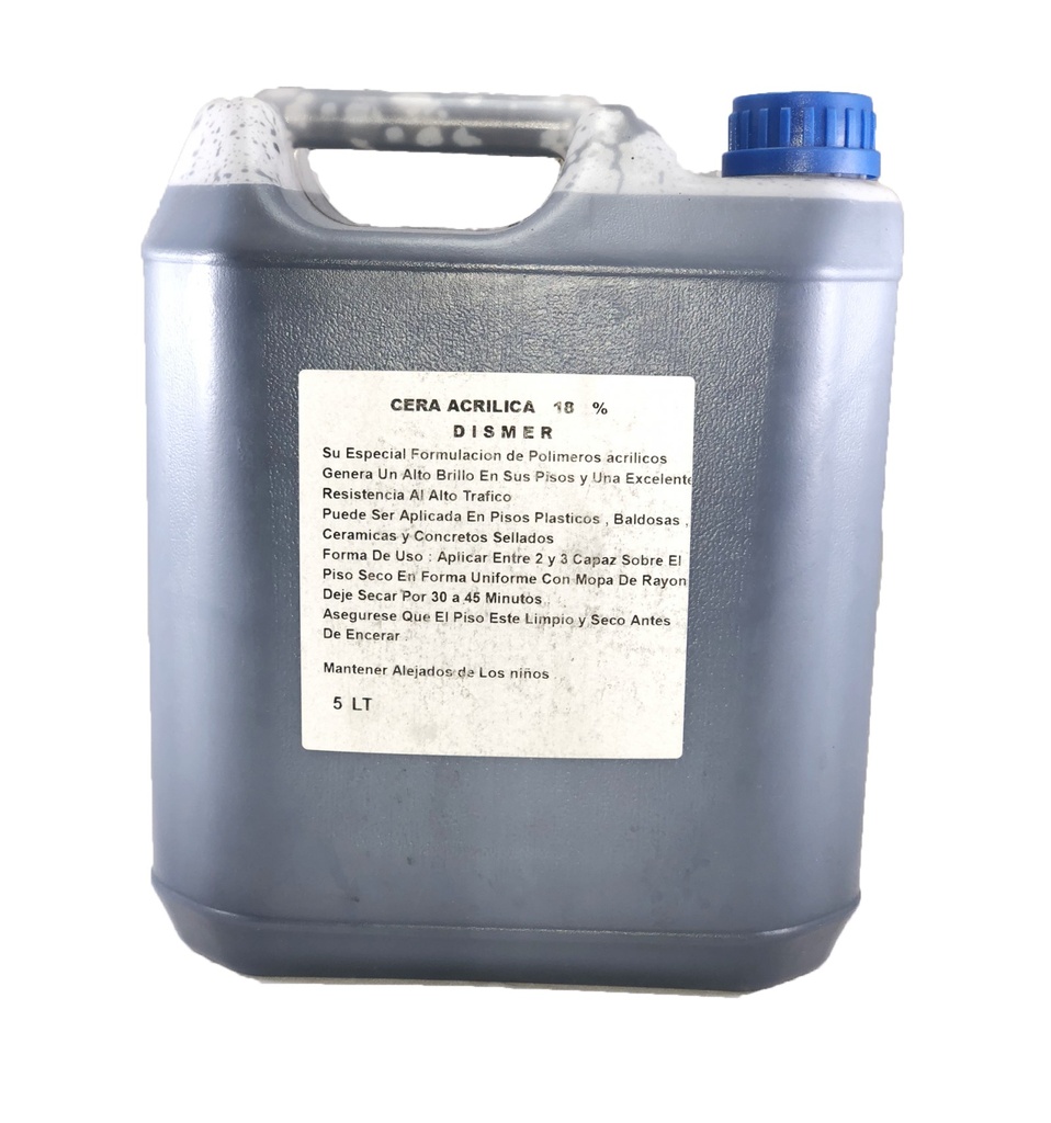 Cera Negra Acrílica 18% 5lt