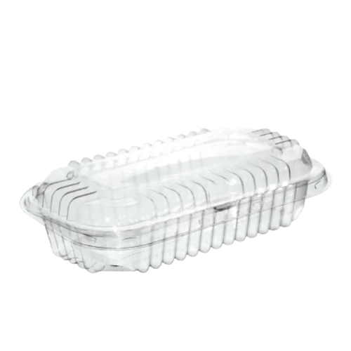 Clamshell PET Alto Tapa Bisagra 166x9x57mm Galvanotek (100u)