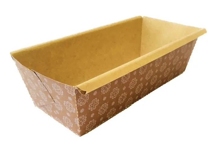 Molde Papel Queque Rect. 18,6x8x6cm (1X1000u)