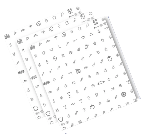 Papel Duofresh Premiun Blanco 33x37cm Imp. Tugou (1000u)