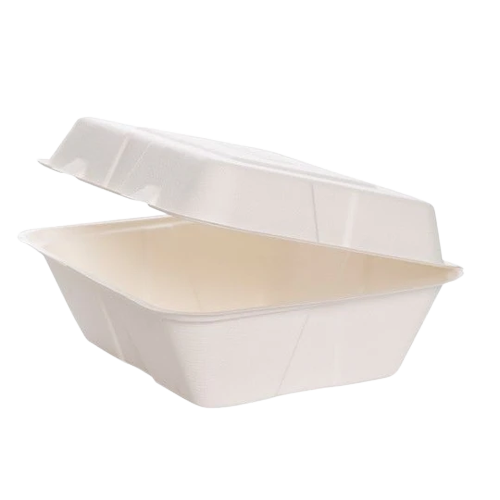 Porta Comida 22.3x20.1x4.6cm Bagasse (4x50u)