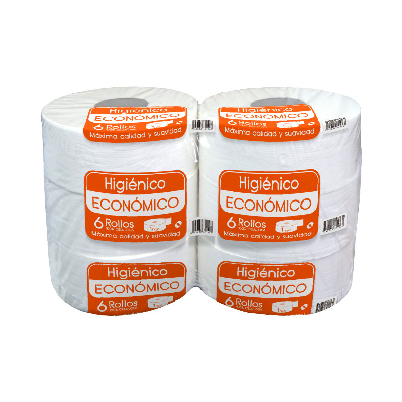 Papel Higiénico Institucional 300mt (6u)