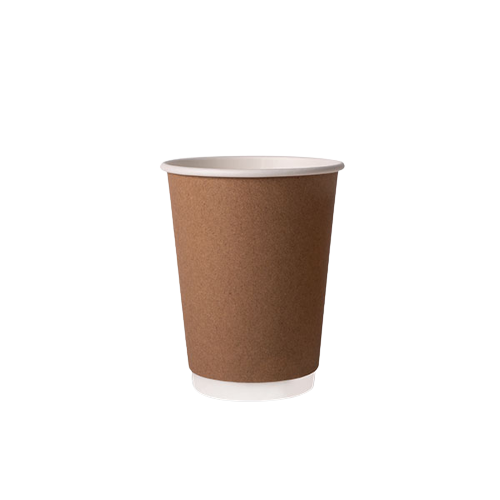 Vaso Polipapel Kraft Doble Pared 12oz (25x20u) Tugou