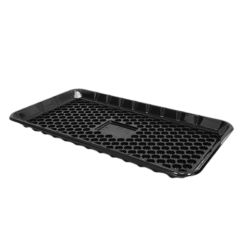 Bandeja PET Negra Alveolar 273x146x19mm (1x400)