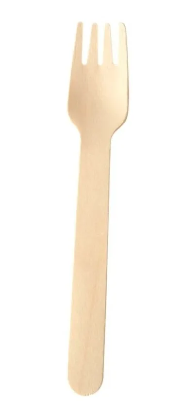 Tenedor Madera 160mm (10x100u)