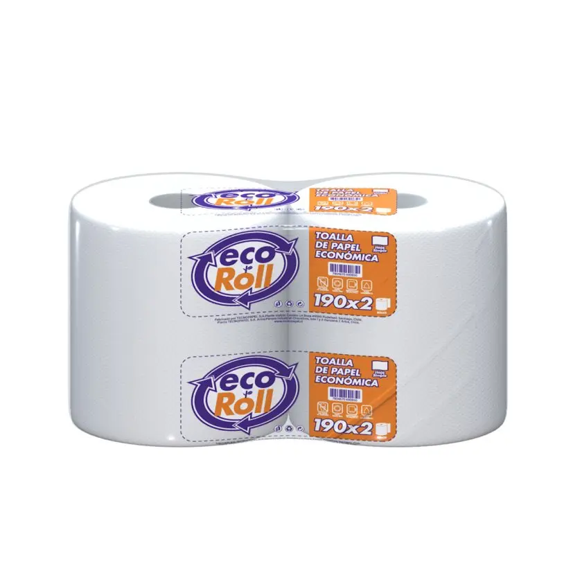 Pack Toalla HS 190mt ECOROLL (1X2)