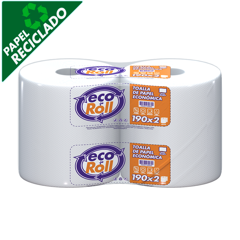 Pack Toalla HS 190mt ECOROLL (1X2)