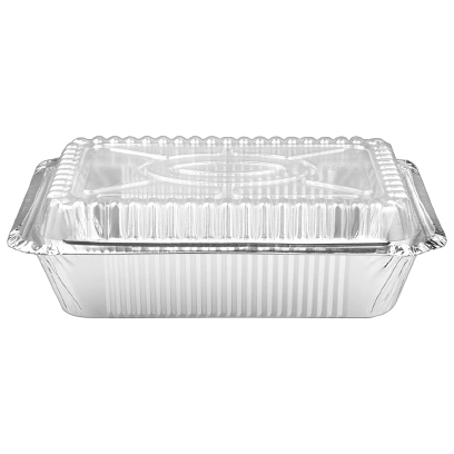 Bandeja Aluminio C20 850ml C/tapa PP (40X20)