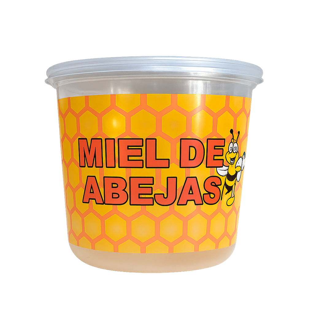 Pote 24oz PP Transp. 1kg Miel (20x25)