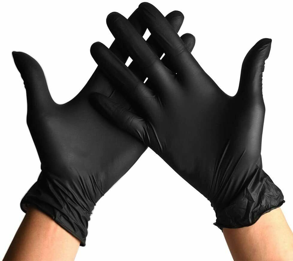Guante Nitrilo Negro "M" (10x100)