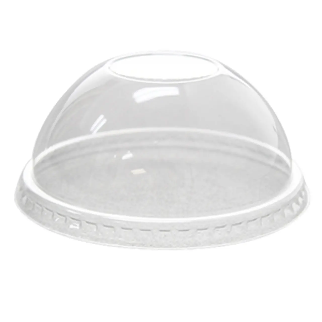 Tapa Domo PET S/Hoyo 92mm p/vaso 12/20oz (10x100)