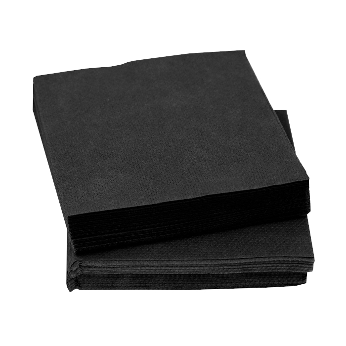 Servilleta Negra Ecolabel 40x40 (24x50u)