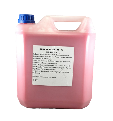 [DI-CERARJ18] Cera Roja Acrílica 18% 5lt