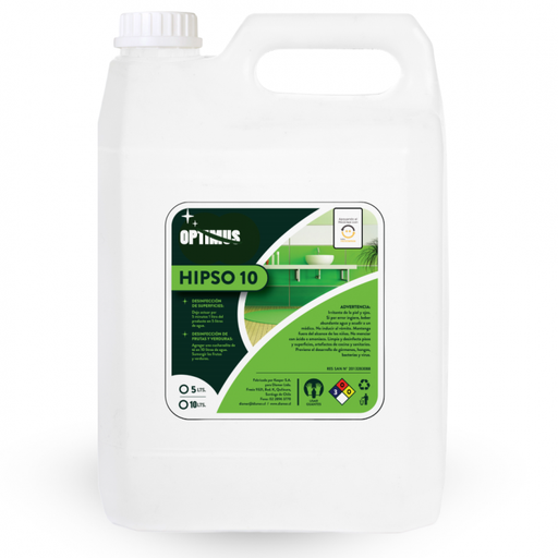 [DI-HIPSO10] Cloro Concentrado 5lt 10% Hipso 10