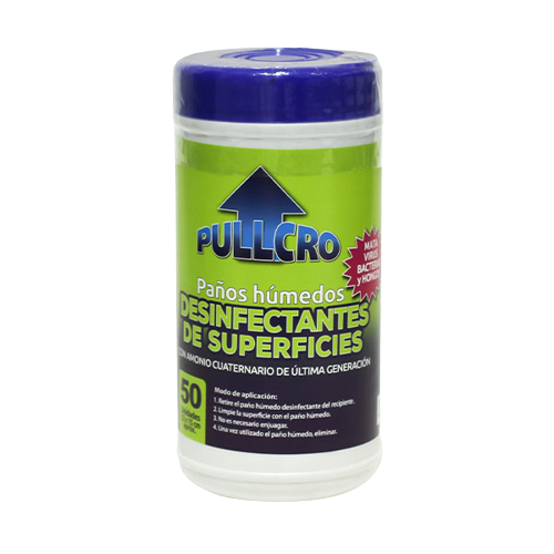 [BV-DF2020] Balde Chico C/Paños Desinfectantes 20x15cm 50 Paños