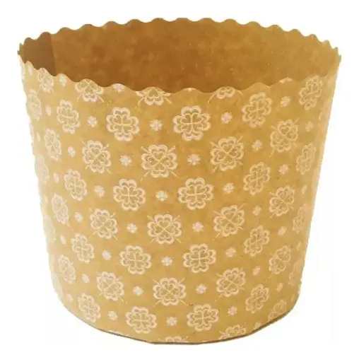 [VER-PANE100] Molde Papel Cal. Panettone (Muffin) 100g 6,5x5,5cm (1500u)