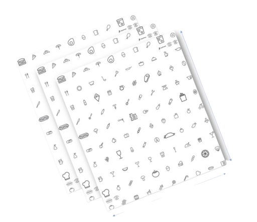 [FP-ICINT50000] Papel Duofresh Premiun Blanco 20x20cm Imp. Tugou (1000u)