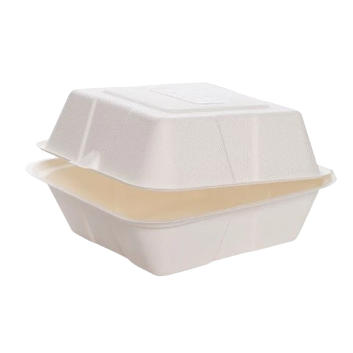 [FP-GTB003] Porta Sandwich 15,3x14,7x4,4cm Bagasse / Compostable (10x50u)