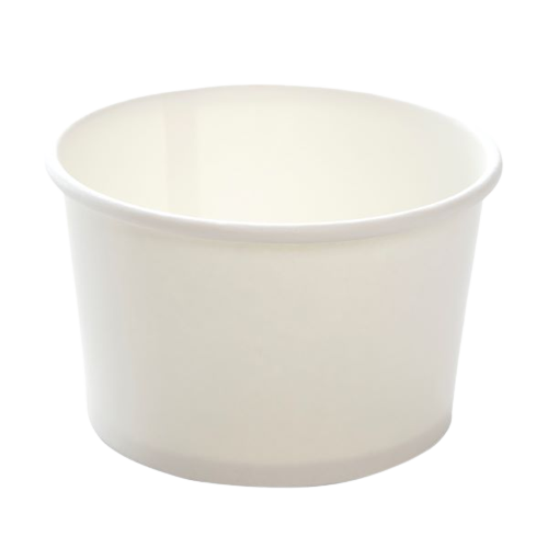 [FP-TGFC08] Pote Polipapel Blanco 8oz Tugou ICE CREAM (1000u)