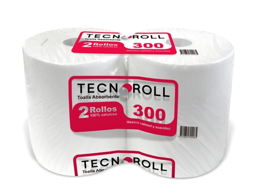 [TNP-1330002] Toalla Blanca Jumbo HS 300mt Tecnoroll (2u)