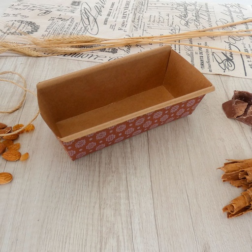 [VER-MOLQQ1804] Molde Papel Queque Rect. 19x5x5cm (1X1000u)