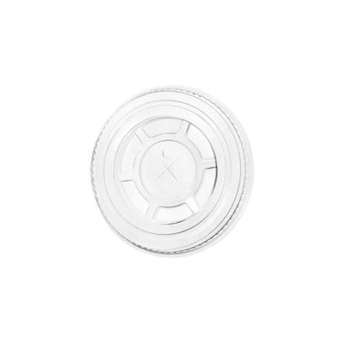 [FP-SNFLPET1220] Tapa Plana P/vaso 12/20oz PET (10X100)