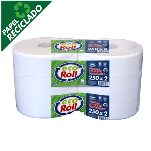 [TNP-1325002ECO] Pack Toalla HS 250mt ECOROLL (1X2)