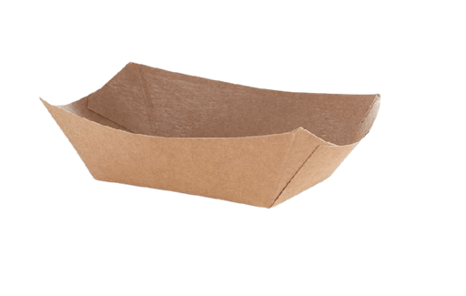 [FP-IYBBTK004] Bandeja N4 Canoa Kraft 13oz (10x100u)