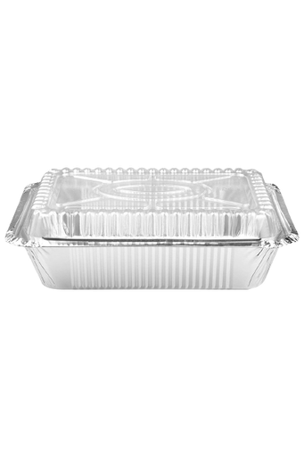 [FP-LYC18NCL] Bandeja Aluminio C18 600ml C/Tapa PP (30X20)