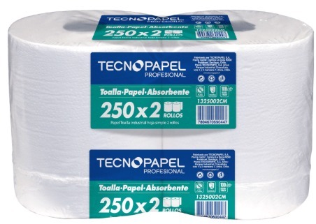 [TNP-1325002CM] Toalla Tecnoroll CM H/S (2x250mt)