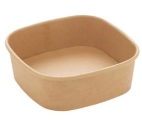 [CDA-3190014] Bowl Kraft Cuadrado 1000cc (300 unidades)