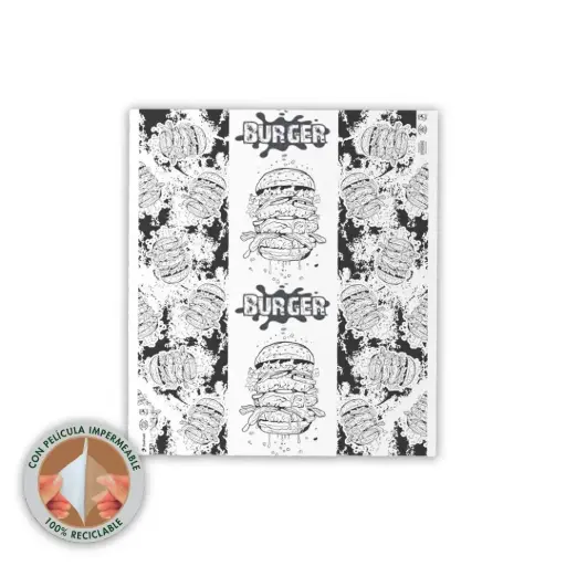 [FP-ICINT10000037E] Papel Duofresh Especial 30x37 cm. Imp. Splash