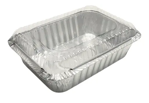 [FP-LYC10NCL] Bandeja Aluminio C10 500cc c/Tapa PP (50x20)